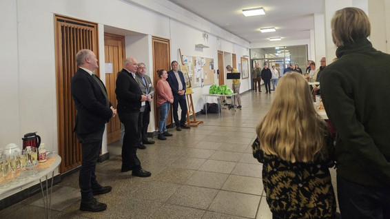 Herr Prof. Fichna und Kanzler Herr Duscha eröffnen die Veranstaltung.