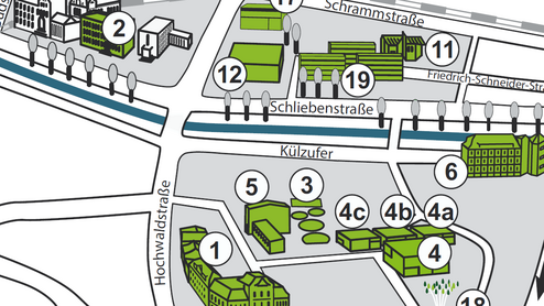 Lageplan Zittau
