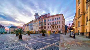 [Translate to Englisch:] Imagebild Marktplatz Zittau