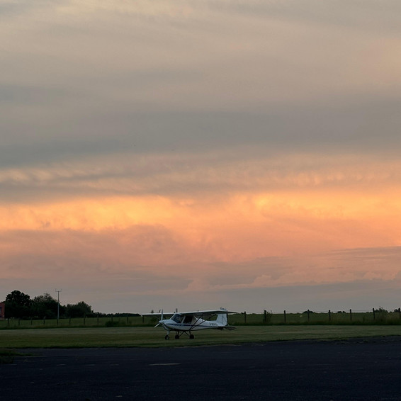 Bild vom Sonnenuntergang