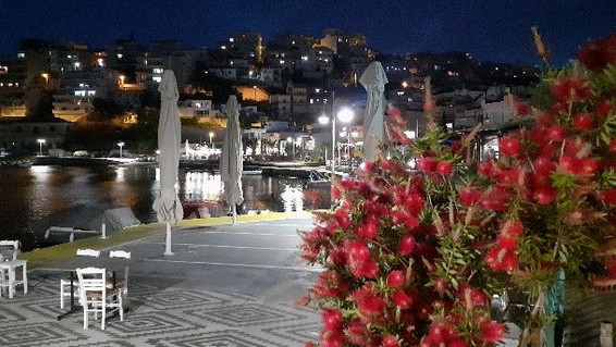 Bild Hafen bei Nacht